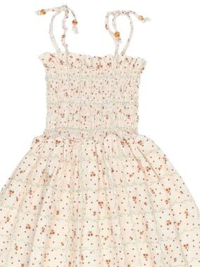 Buho Girls Smocked Garden Floral Dress 6Y Boho Cottagecore